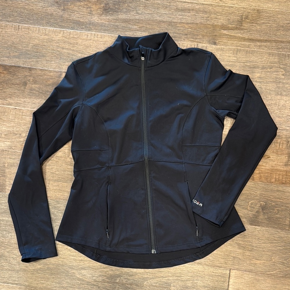 Spyder Active Black Women's Zip-Up Hoodie